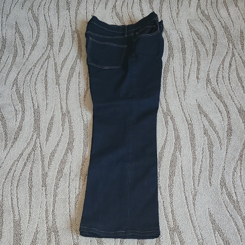 Uniqlo Dark Blue Wide Leg Jeans